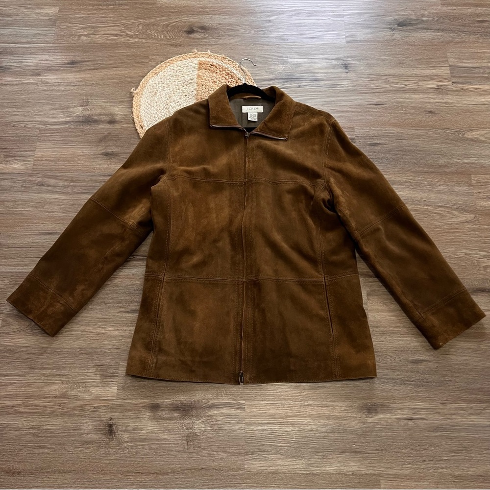 J. CREW Vtg Mens Leather Suede Jacket